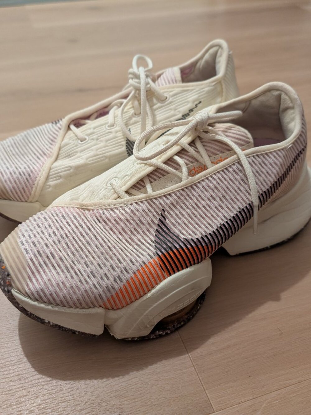 Nike Air Zoom Superrep 2 Next Nature Beige Pink Running Shoes Sz 8